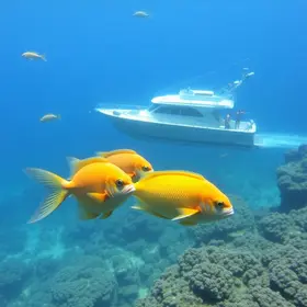 Barulho de barcos e turistas prejudica comunicação dos peixes e pode ameaçar recifes de corais, aponta pesquisa barulho de barcos